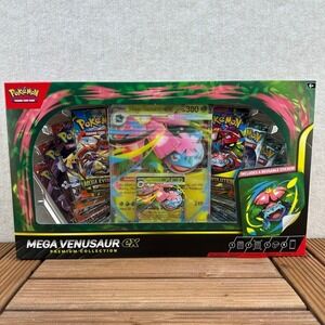 Pokemon Mega Venusaur EX Premium Collection Box Trading Card Game Booster Packs